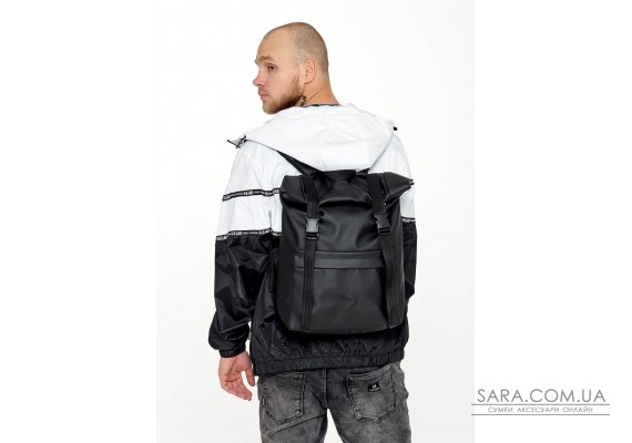 Мужской рюкзак ролл Sambag  RollTop Milton черный