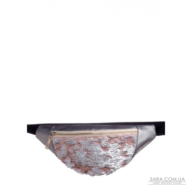 Сумка на пояс бананка Sambag Soho BSO silver dark Сумка на пояс бананка Sambag Soho BSO silver dark