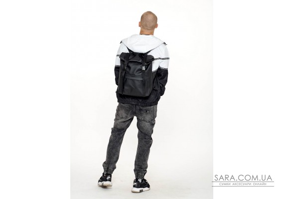 Мужской рюкзак ролл Sambag  RollTop Milton черный