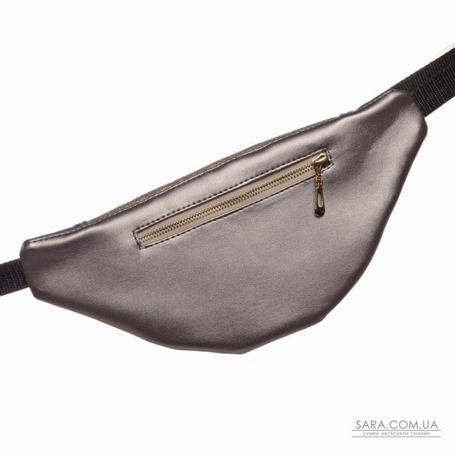 Сумка на пояс бананка Sambag Soho BSO silver dark Сумка на пояс бананка Sambag Soho BSO silver dark