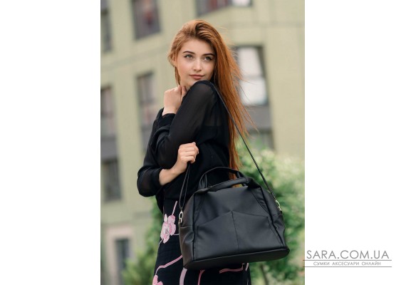 Женская спортивная cумка Sambag Vogue BQS черная