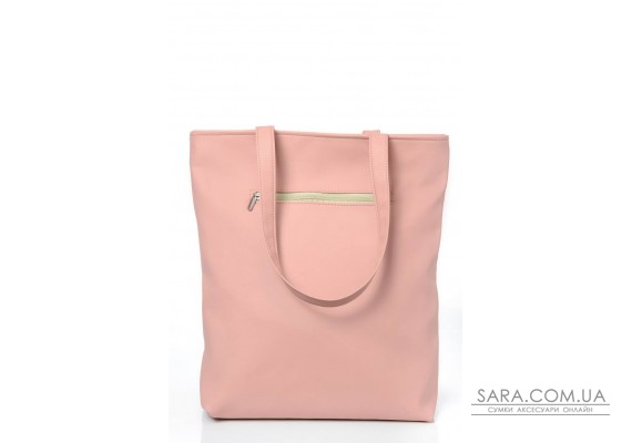 Жіноча сумка Sambag Shopper пудра