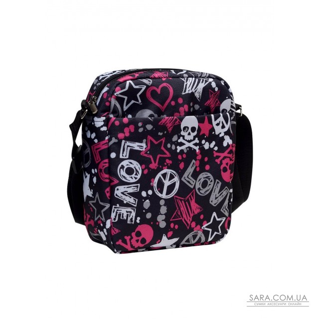 Сумка через плече мессенджер Sambag Makros черепи лав Сумка через плече мессенджер Sambag Makros черепи лав