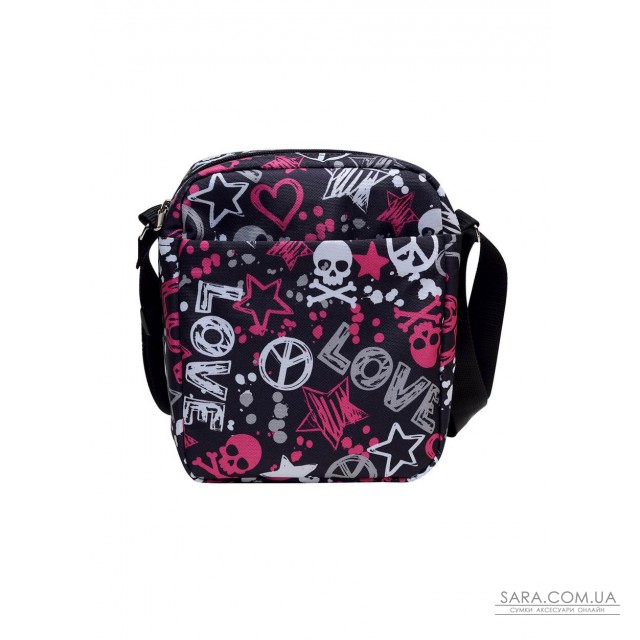 Сумка через плече мессенджер Sambag Makros черепи лав Сумка через плече мессенджер Sambag Makros черепи лав