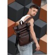 Чоловічий рюкзак ролл Sambag  RollTop Zard шоколадний