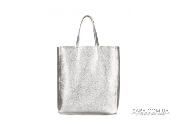 Шкіряна сумка City срібло (city-silver)