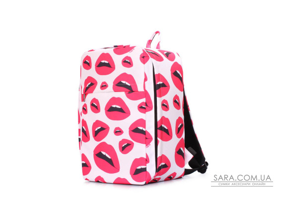 Рюкзак для ручної поклажі HUB-Ryanair / Wizz Air / МАУ (hub-lips-white)