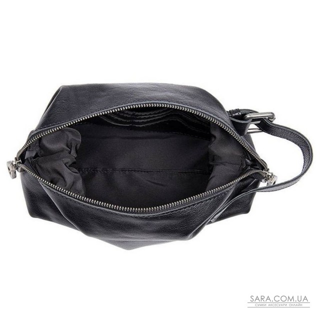 Шкіряний несесер, косметичка, органайзер чорний John McDee C014A Шкіряний несесер, косметичка, органайзер чорний John McDee C014A