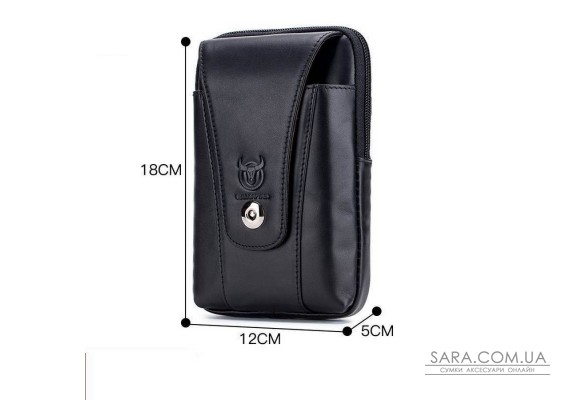 Напоясний сумка Bull, для смартфона, з натуральної шкіри T1365А