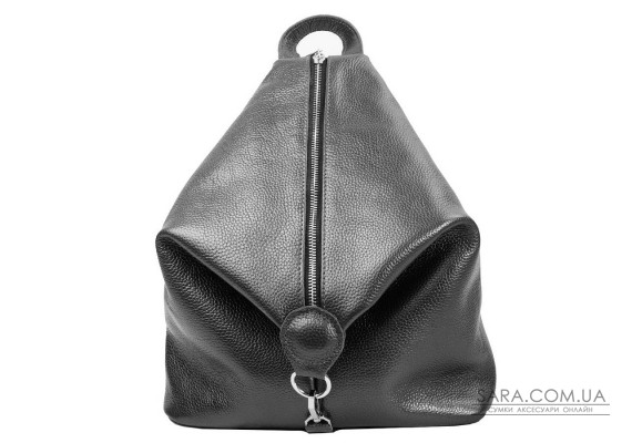 Жіноча шкіряна сумка-рюкзак ETERNO AN-K135-silver