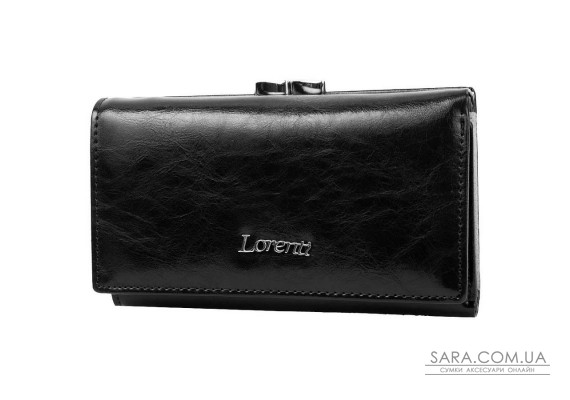 Кошелек женский кожаный LORENTI DNKL55020-BPR-black