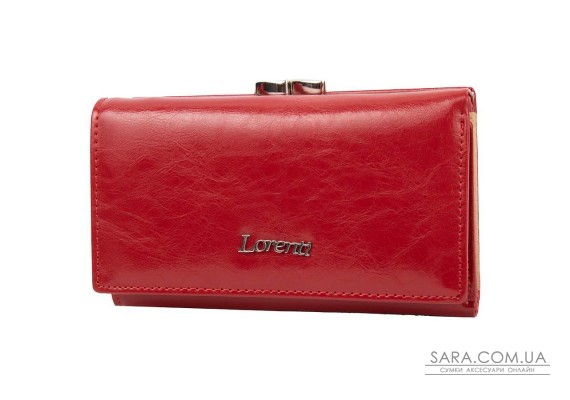 Кошелек женский кожаный LORENTI DNKL55020-BPR-red