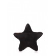 Кожаная косметичка-клатч POOLPARTY STAR черная (star-black)