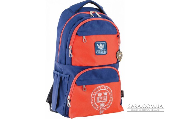 Рюкзак для підлітків YES  OX 233, синьо-помаранчовий, 31*46*17