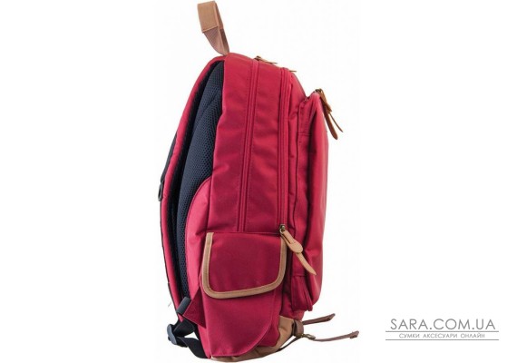Рюкзак подростковый YES  OX 186, красный, 29.5*45.5*15.5