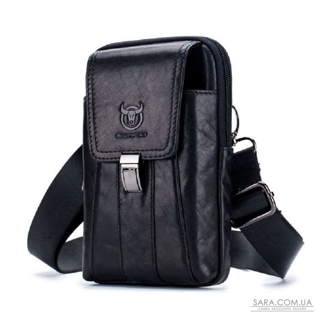 Чохол на пояс, сумка крос-боді чорна Bull T1600A Чохол на пояс, сумка крос-боді чорна Bull T1600A