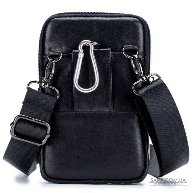 Чохол на пояс, сумка крос-боді чорна Bull T1600A Чохол на пояс, сумка крос-боді чорна Bull T1600A