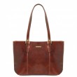 Жіноча сумка шоппер Annalisa шкіряна від Tuscany Leather TL141710