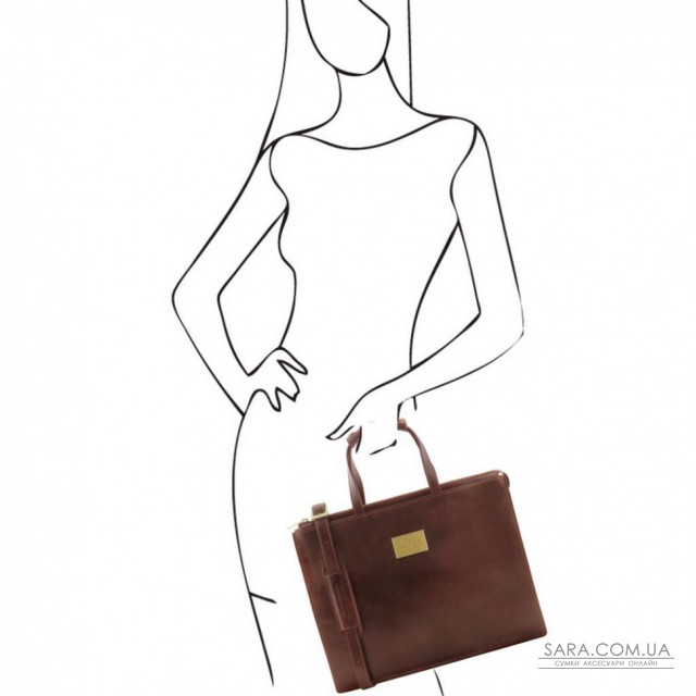 PALERMO-Жіночий портфель на 3 відділення зі шкіри Tuscany Leather TL141343 PALERMO-Жіночий портфель на 3 відділення зі шкіри Tuscany Leather TL141343