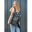 Рюкзак ролл Sambag унісекс RollTop Milton графітовий