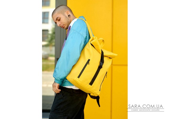 Чоловічий рюкзак Sambag RollTop One жовтий