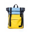 Рюкзак ролл Sambag RollTop LTH блакитний з жовтим