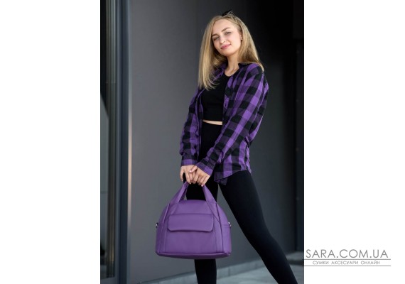 Жіноча спортивна сумка Sambag Vogue BKS фіолетова