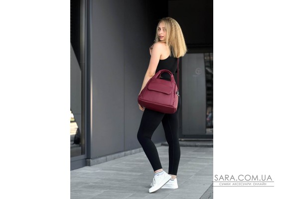Жіноча спортивна сумка Sambag Vogue BKS бордо