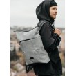 Чоловічий рюкзак ролл Sambag  RollTop X світло-сірий нубук