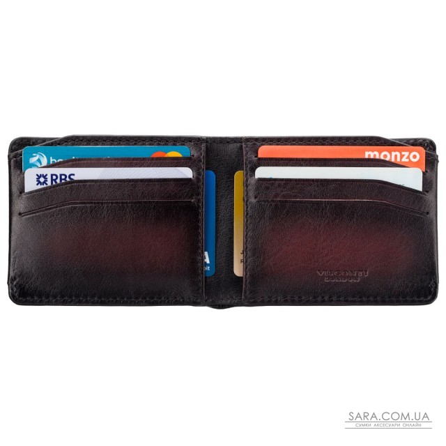 Гаманець чоловічий Visconti MT90 Vespa (Burgundy Burnish) Гаманець чоловічий Visconti MT90 Vespa (Burgundy Burnish)