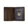 Обложка для паспорта, шоколад Grande Pelle 252620