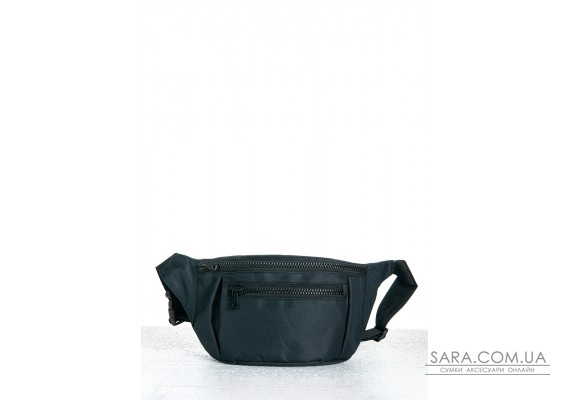 Поясная сумка бананка Sambag Tirso  LCH черный тканевый
