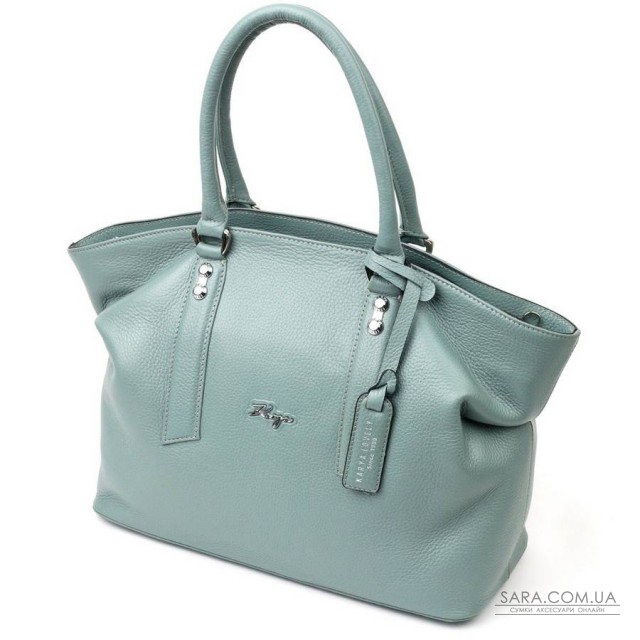 Ділова шкіряна сумка жіноча KARYA 20888 Бірюзовий Ділова шкіряна сумка жіноча KARYA 20888 Бірюзовий