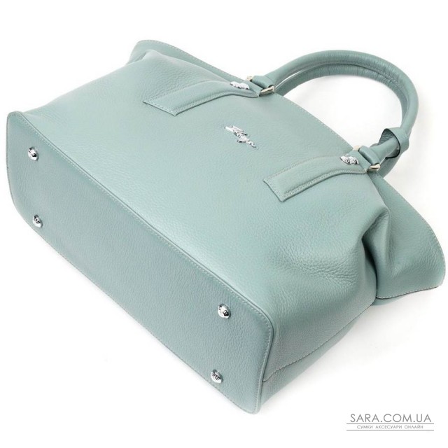 Ділова шкіряна сумка жіноча KARYA 20888 Бірюзовий Ділова шкіряна сумка жіноча KARYA 20888 Бірюзовий