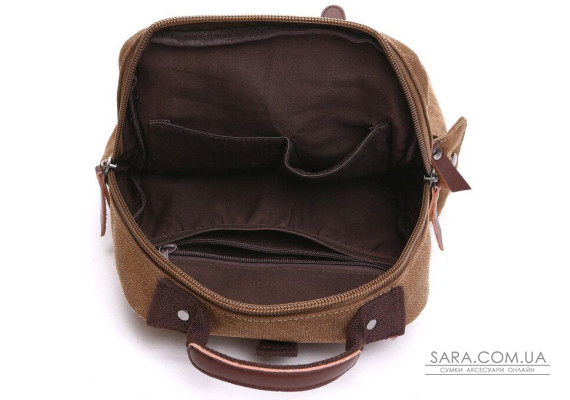 Сумка-рюкзак на одне плече Vintage 20142 Коричнева