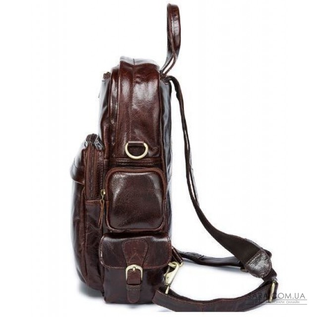 Рюкзак - трансформер шкіряний Vintage 14889 Коричневий Рюкзак - трансформер шкіряний Vintage 14889 Коричневий