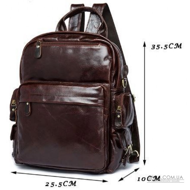 Рюкзак - трансформер шкіряний Vintage 14889 Коричневий Рюкзак - трансформер шкіряний Vintage 14889 Коричневий