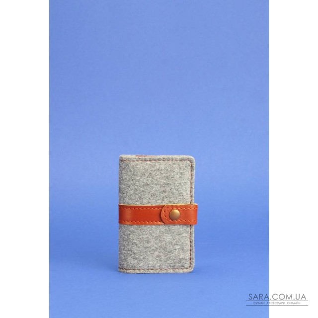 Купити Кард-кейс 6.1 фетр коньяк BlankNote. Україна Купити Кард-кейс 6.1 фетр коньяк BlankNote. Україна