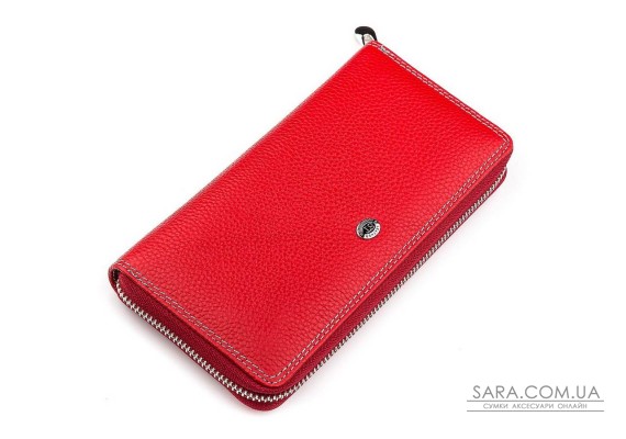 Гаманець жіночий ST Leather 18376 (SB71) шкіряний Червоний