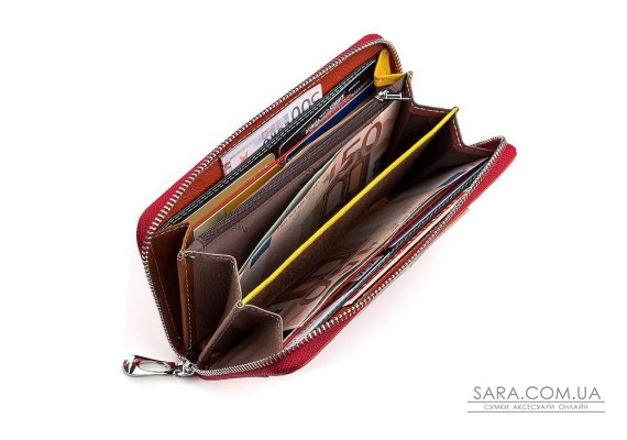 Гаманець жіночий ST Leather 18376 (SB71) шкіряний Червоний