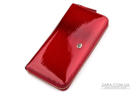 Кошелек женский ST Leather 18397 (S4001A) на молниях Красный