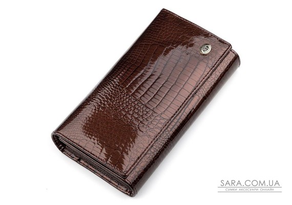 Гаманець жіночий ST Leather 18427 (S8001A) місткий Коричневий