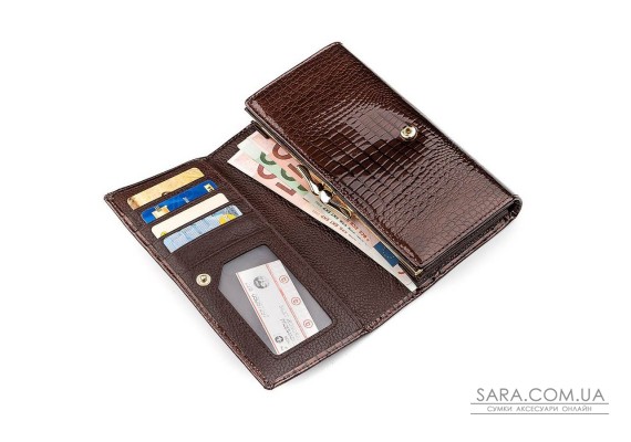 Гаманець жіночий ST Leather 18427 (S8001A) місткий Коричневий