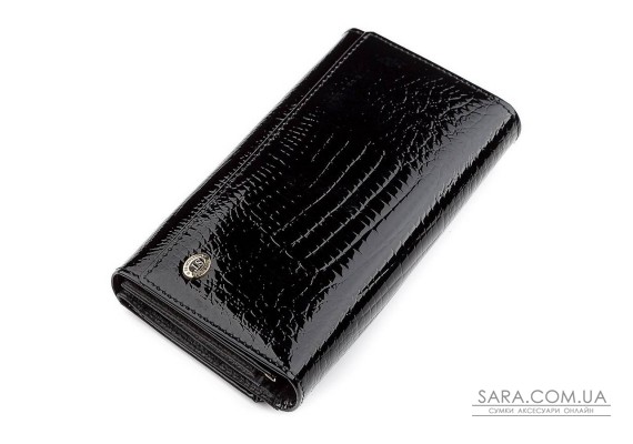 Кошелек женский ST Leather 18433 (S9001A) надежный Черный