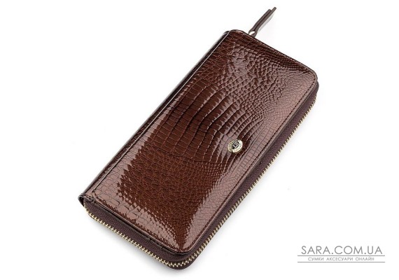 Гаманець жіночий ST Leather 18438 (S7001A) багатофункціональний Коричневий