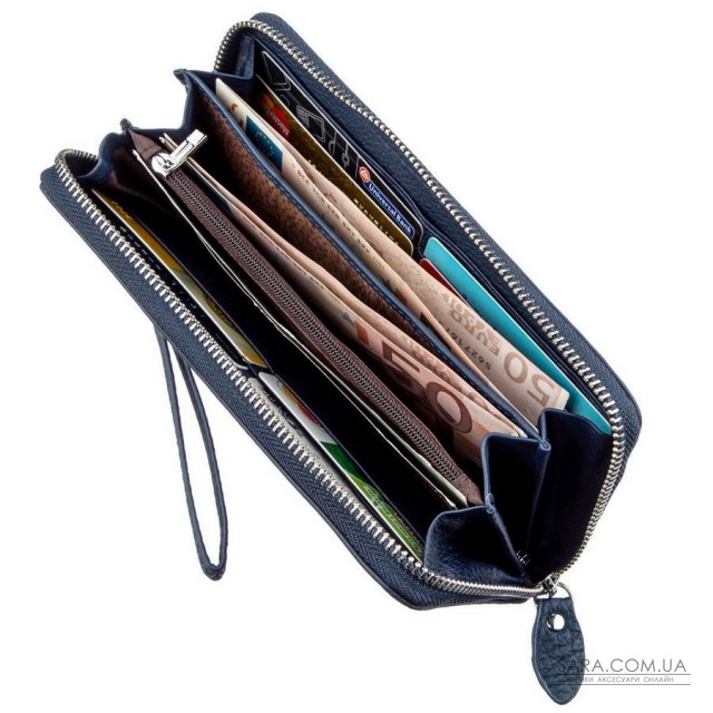 Невеликий жіночий клатч ST Leather 18929 Синій Невеликий жіночий клатч ST Leather 18929 Синій