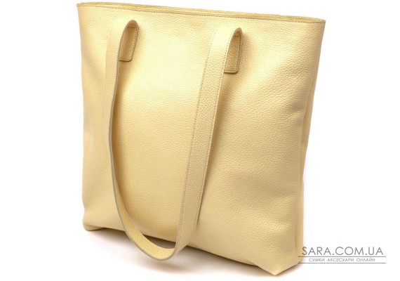 Яскрава жіноча сумка-шоппер Shvigel 16359 Лимонний