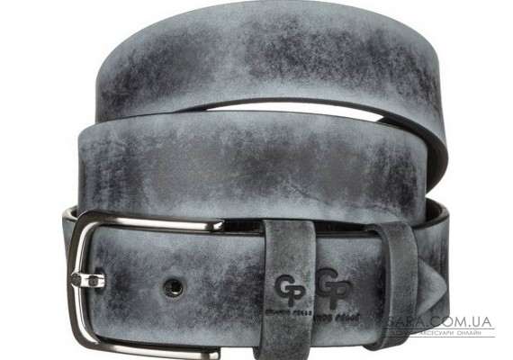 Ремінь чоловічий Grande Pelle 11064 шкіра Сірий