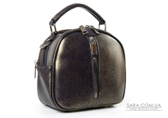 Сумка Жіноча Класична шкіра PODIUM P50 339 grey-gold