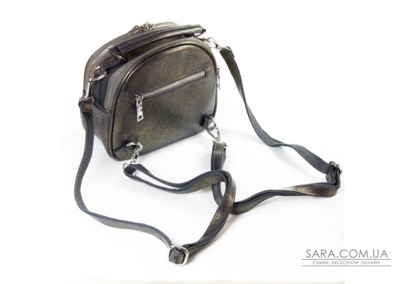 Сумка Жіноча Класична шкіра PODIUM P50 339 grey-gold